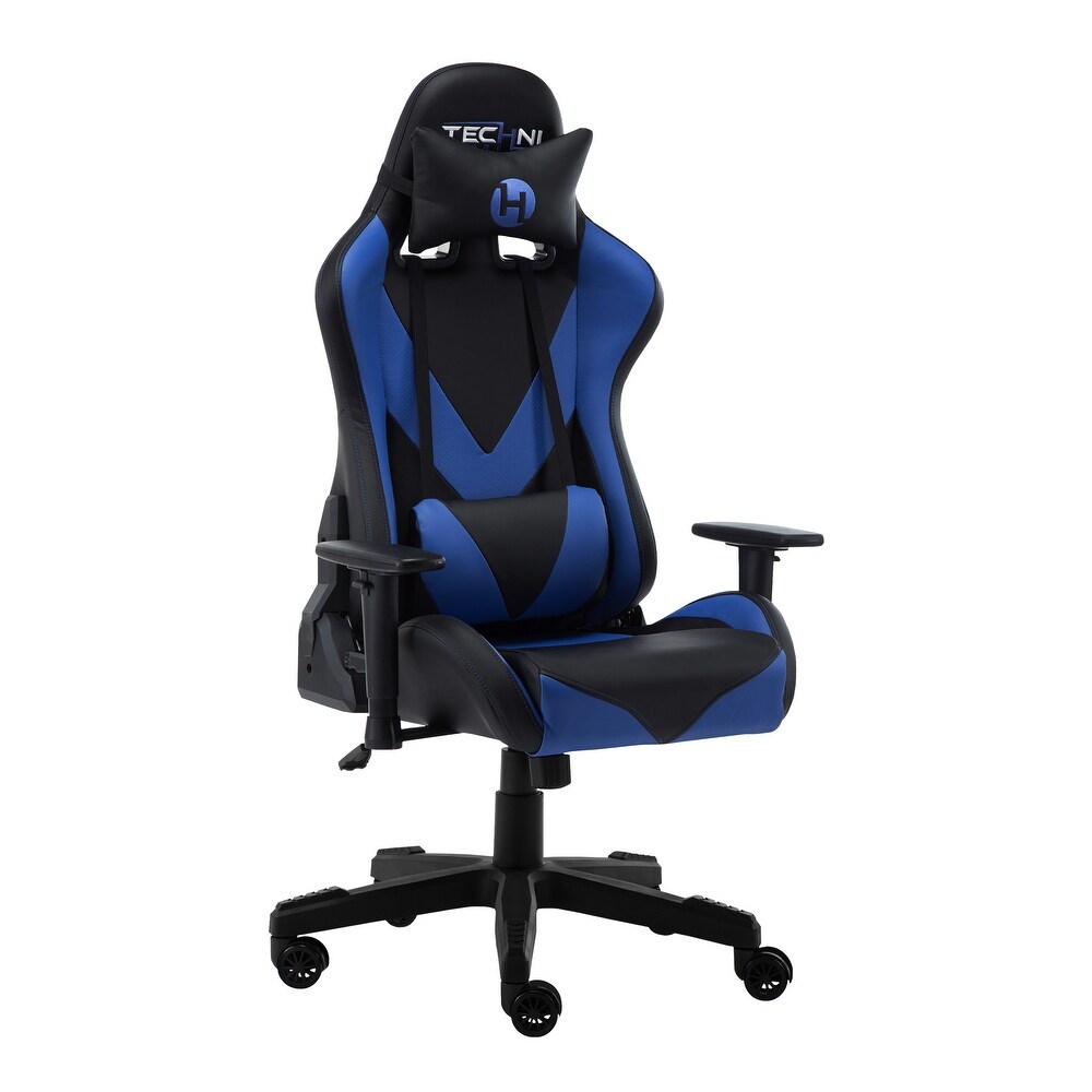 PC Gaming Chair Large Size High Back  Ergonomic PU Leather Office Chair  Executive Chair Lumbar Support with Adjustable Armrests