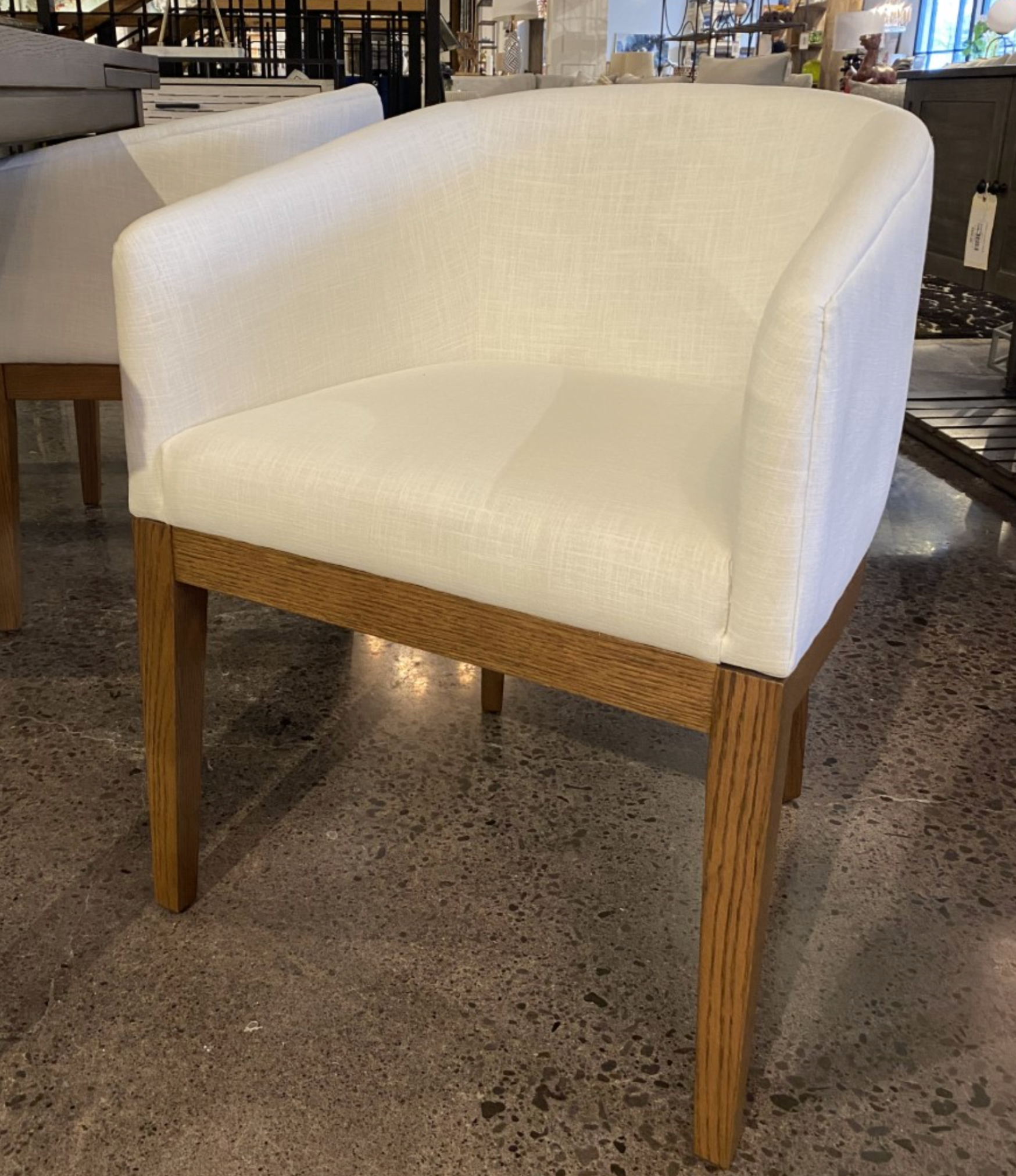 LINEN DINING CHAIR