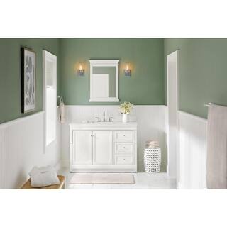 Home Decorators Collection Naples 48 in. W Bath Vanity Cabinet Only in White NAWA4821D