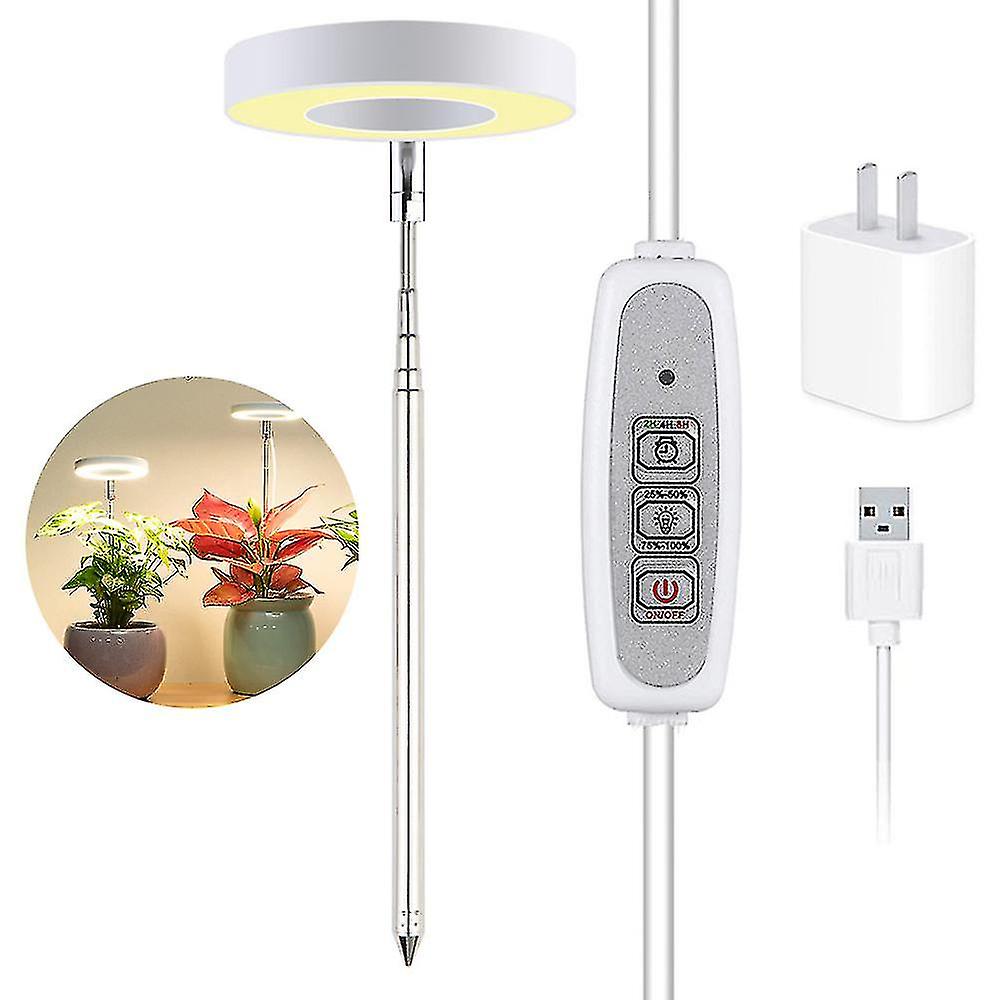 Grow Light， Full Spectrum Led Plant Light For Indoor Plants，height Adjustable Growing Lamp