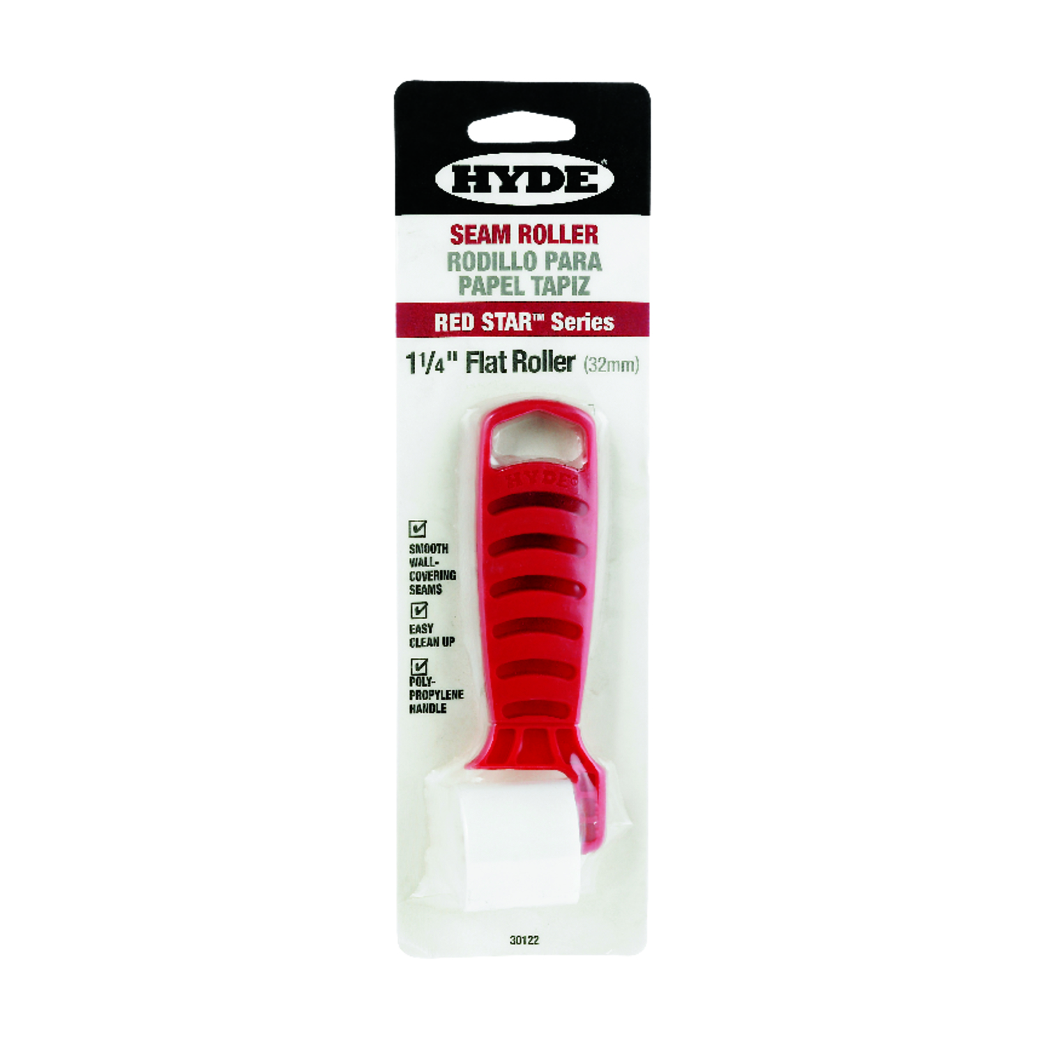 Hyde Red Plastic Seam Rollers