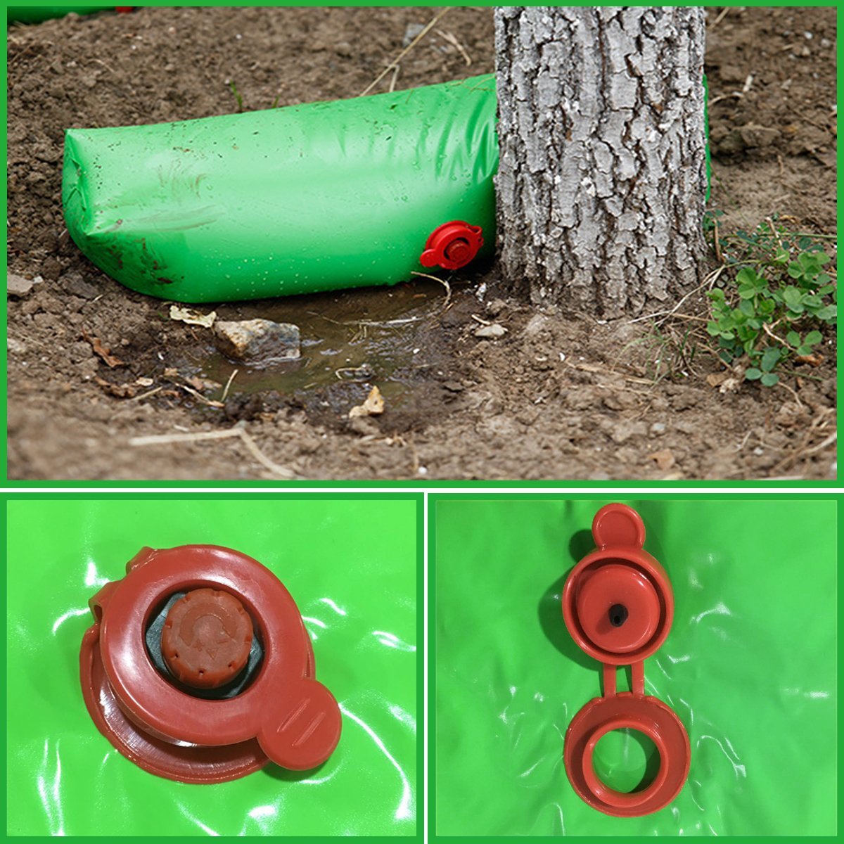 Tree Watering Bag Slow Release Garden Plant Watering Bags Automatic Drip Irrigation Drip Easy Adjust Watering Bag for Trees and Shrubs