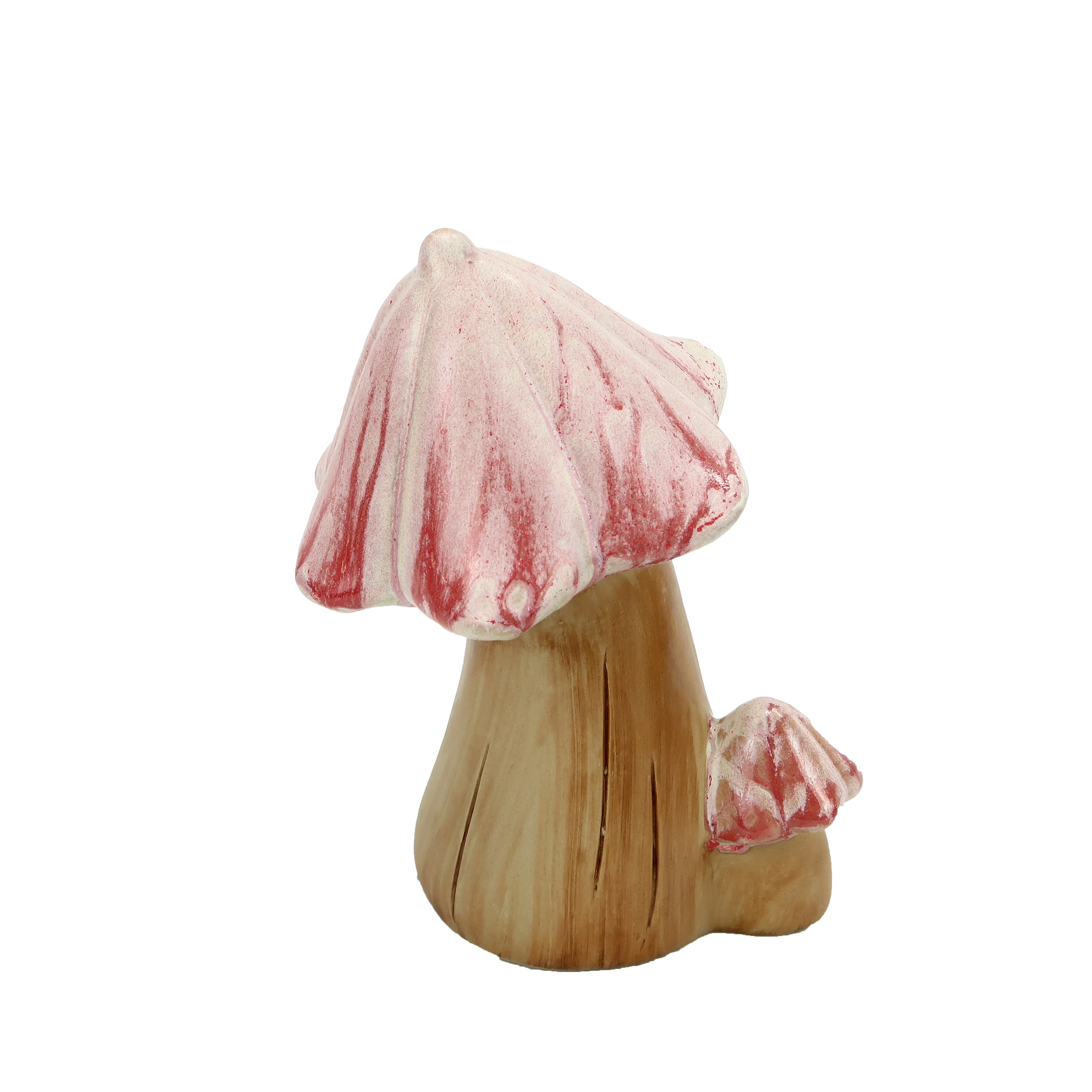 Popular Home Garden Landscaping and Decoration Ceramic Artificial Plant Mushroom Ornament Park Lawn Decoration Mushroom