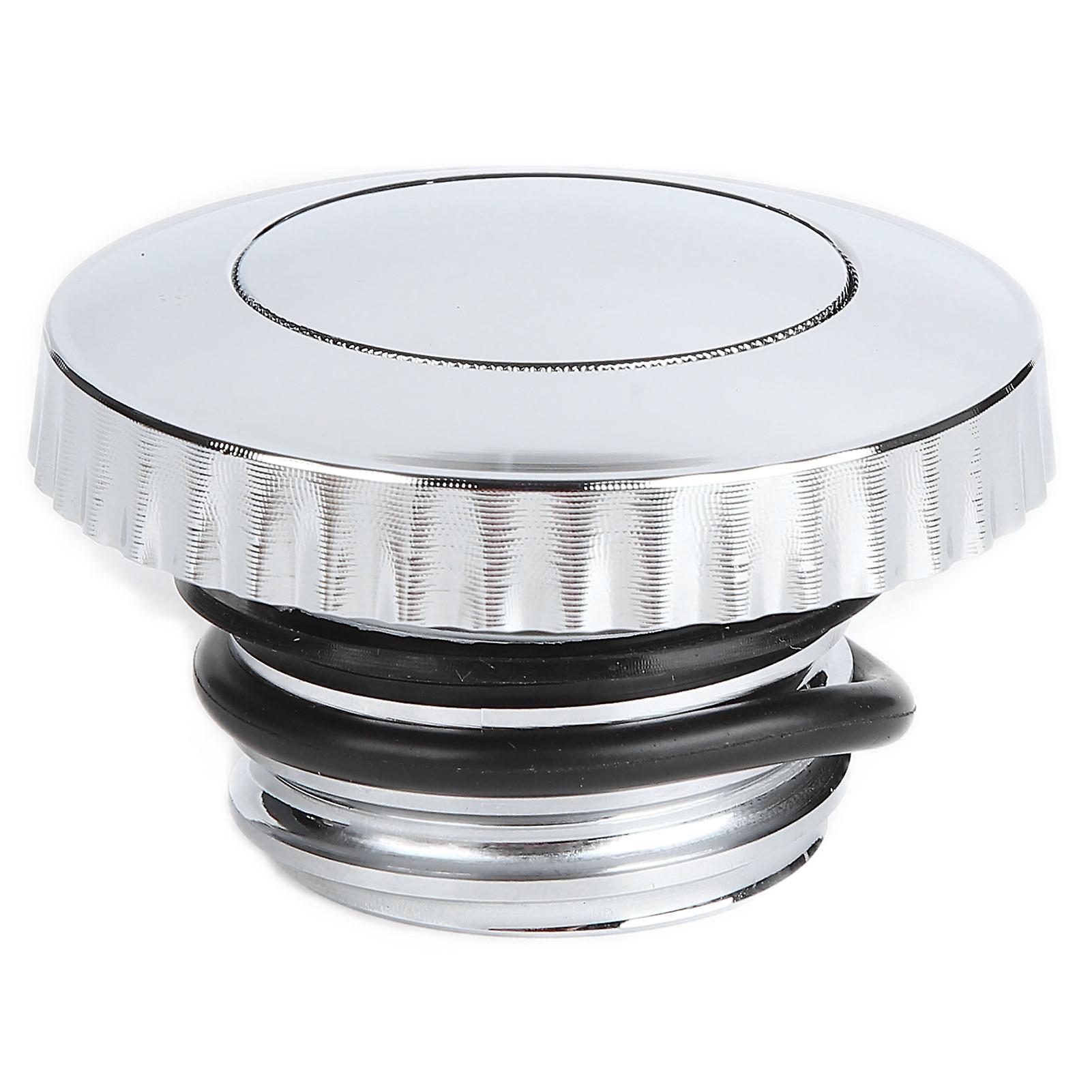 Motorcycle Fuel Tank Cap Aluminum Replacement For Davidson Models With Clockwise Threadsilver