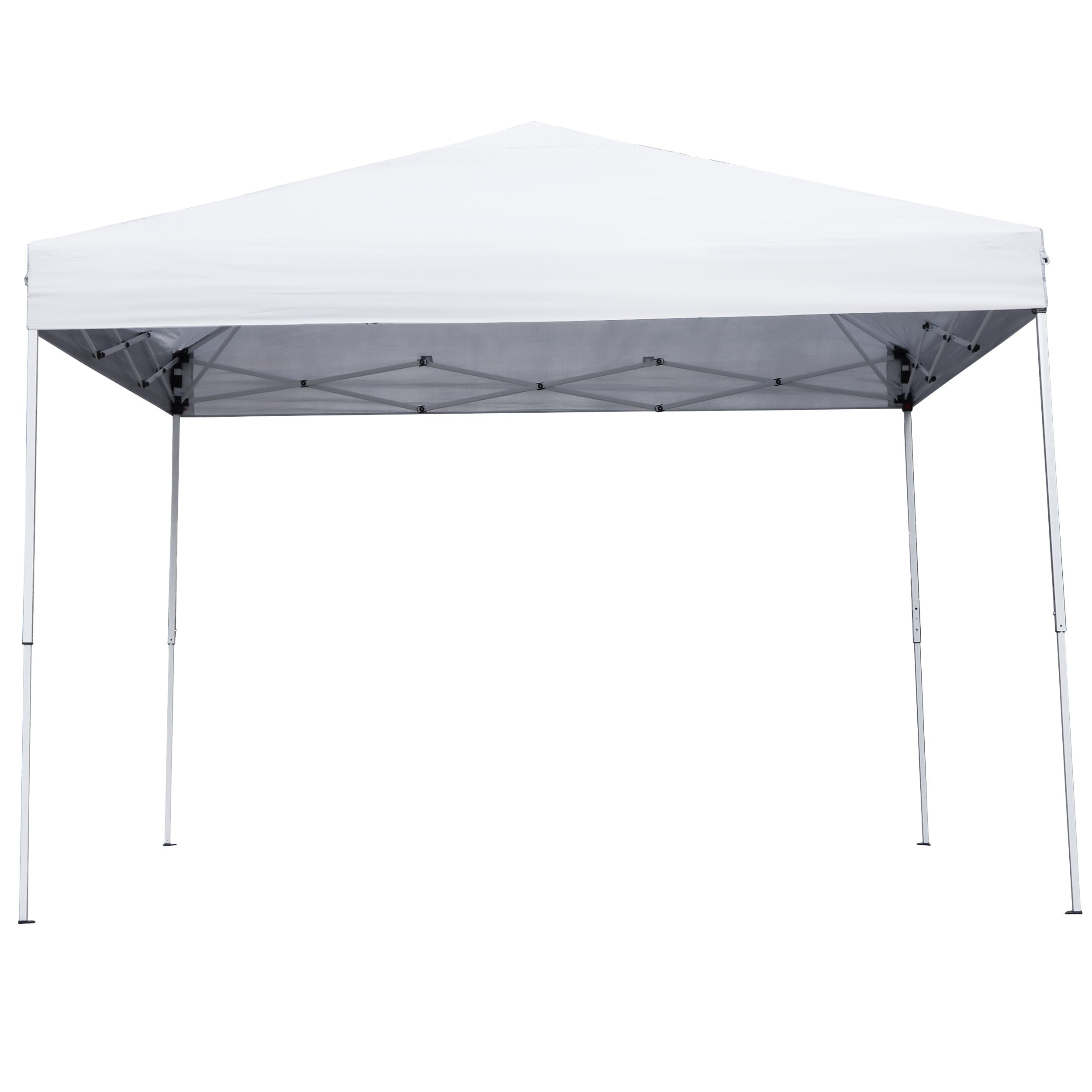 ZENY 10 x 10FT Party Tent Pop-up Canopy Foldable Waterproof Gazebo Tent with Carrying Bag White