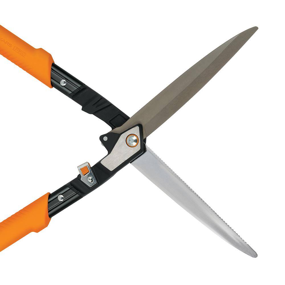 Fiskars Pro 9 in. Steel High Carbon Blades Aluminum Handled Hedge Shears 394921-1003