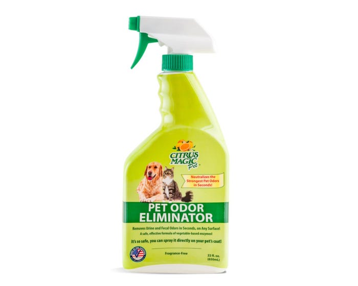 Citrus Magic Pet Odor Eliminator， 22 oz. Spray Bottle