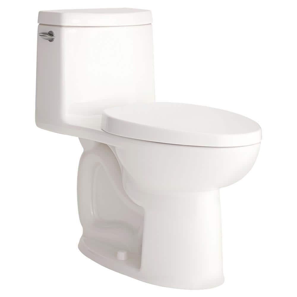 American Standard Loft 1piece 128 GPF Single Flush Elongated Toilet in White Seat Included