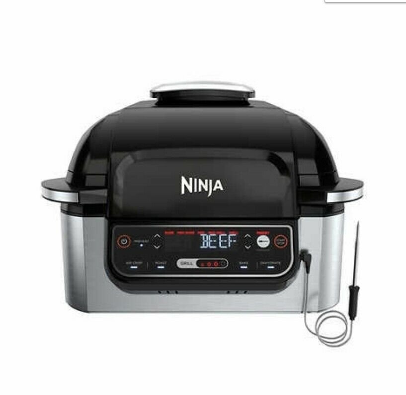 Ninja Foodi Smart XL 6-in-1 Indoor Grill， Smart Cook System