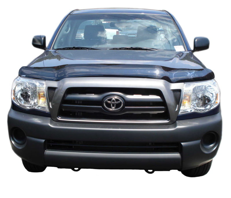 AVS 2005-2011 Toyota Tacoma High Profile Bugflector II Hood Shield - Smoke