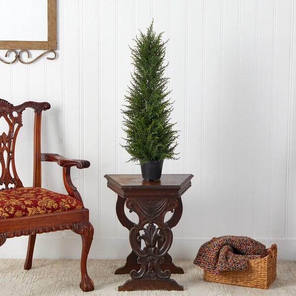 2.5' Cypress Artificial Tree UV Resistant (Indoor/Outdoor)