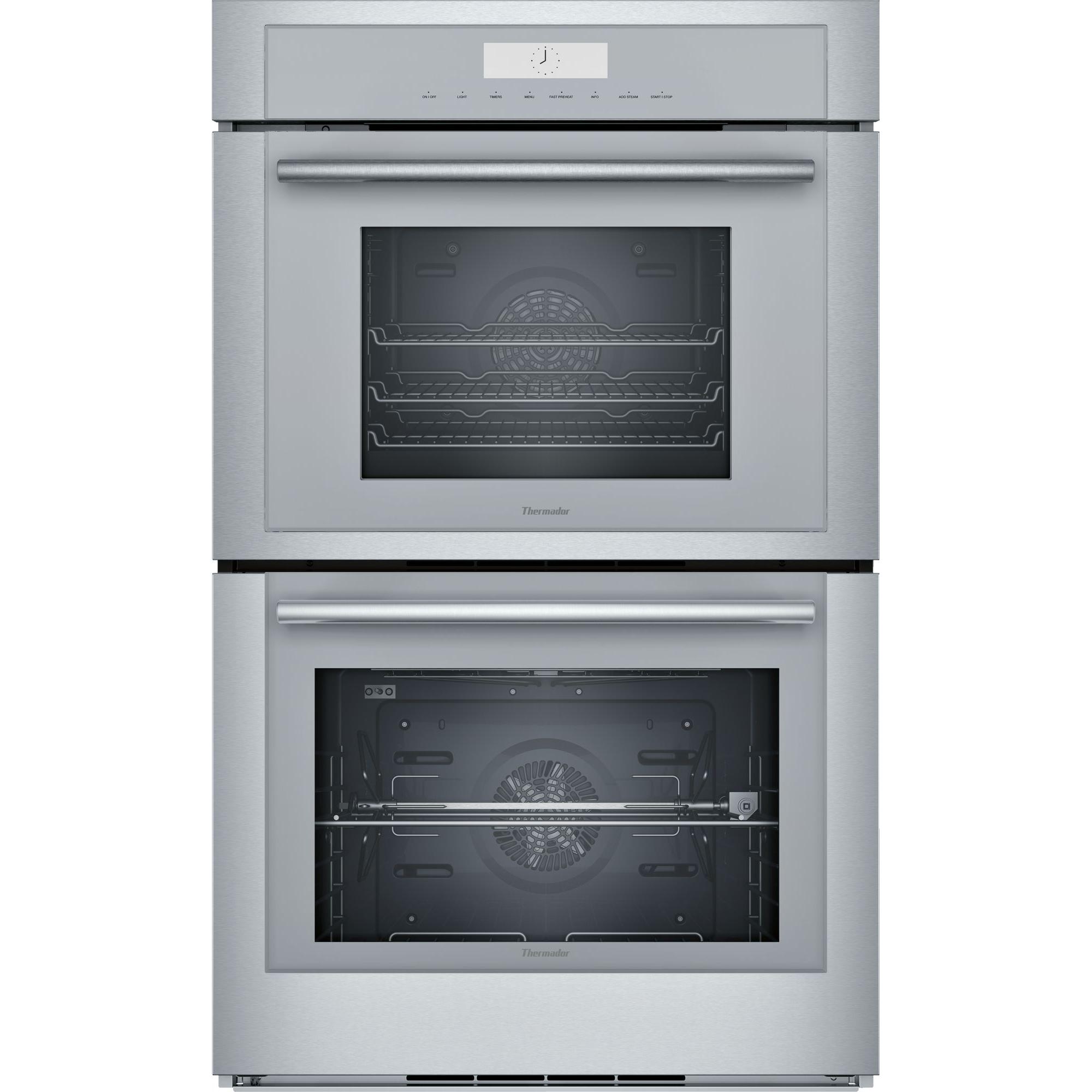 Thermador 30-inch, 7.3 cu.ft. Built-in Double Wall Oven with Home Connect MEDS302WS