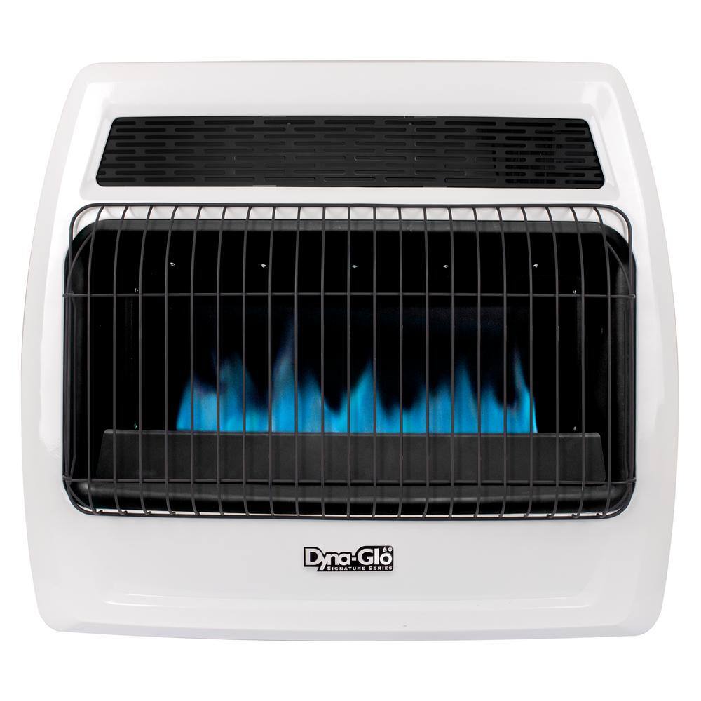 Dyna-Glo 30000 BTU Blue Flame Vent Free Liquid Propane Thermostatic Wall Heater BFSS30LPT-4P