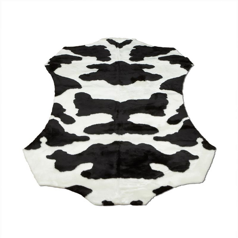 Walk on Me Faux Fur Super Soft Cow Area Rug Made in France