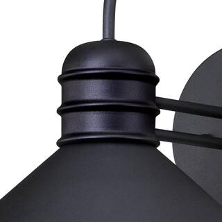 Westinghouse Watt Creek Textured Black Outdoor Wall Barn Light Sconce Lantern 6204400