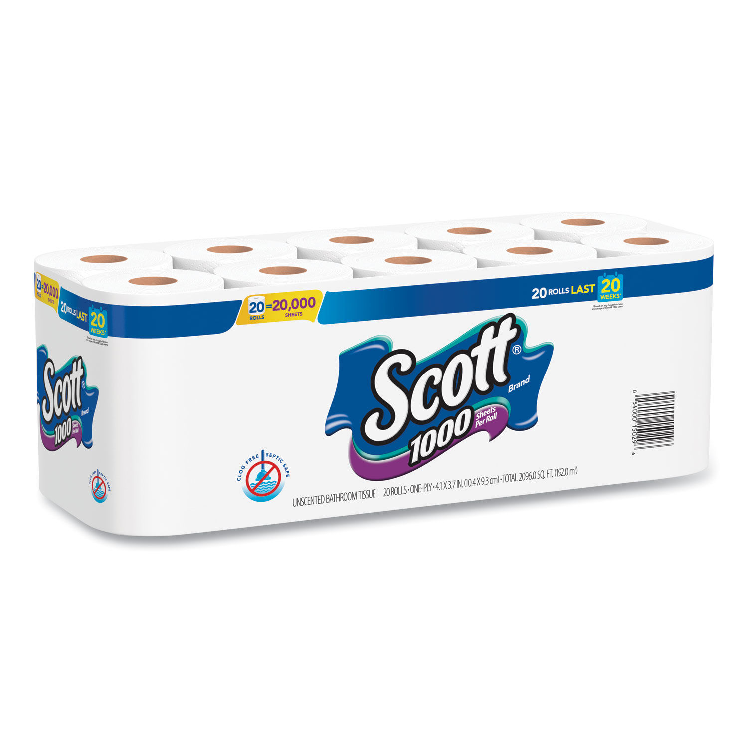 Standard Roll Bathroom Tissue by Scottandreg; KCC20032CT