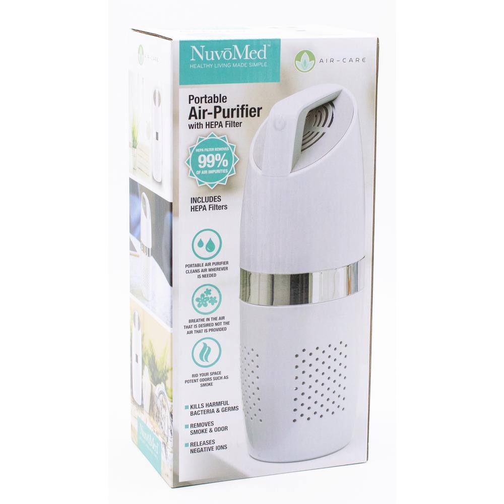 NuvoMed Portable Air Purifier with HEPA Filter APHF-60723