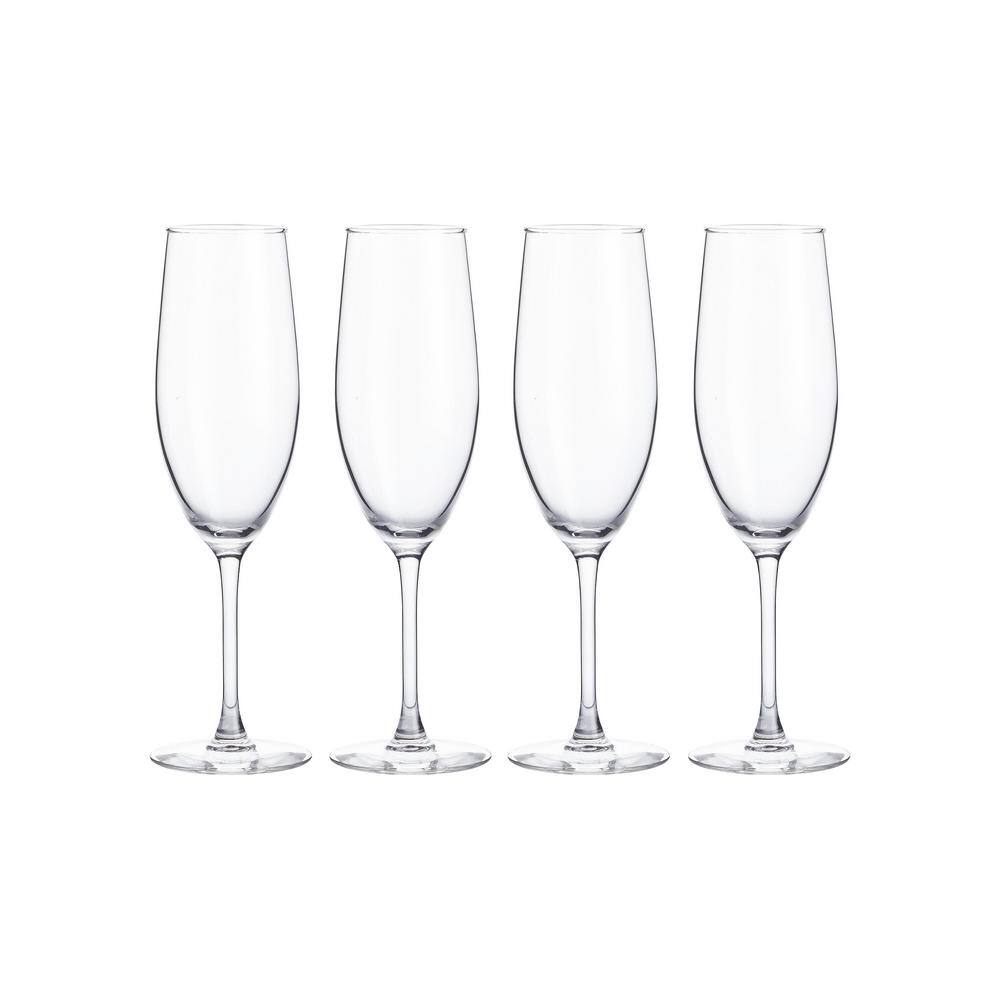 StyleWell 8 oz. Glass Champagne Flutes (Set of 4) P7785