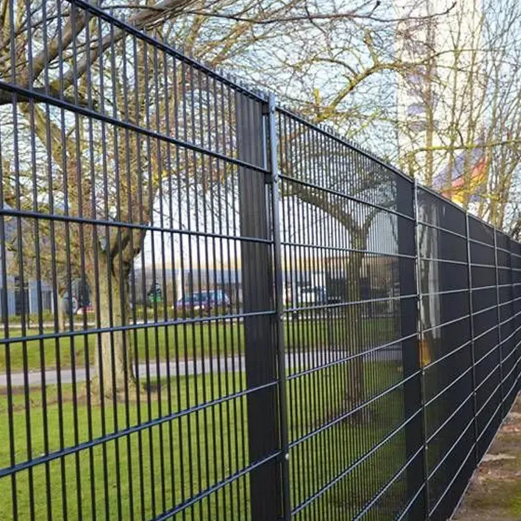 Factory Direct Supply 868 Vinyl Coated Welded double wire mesh fence