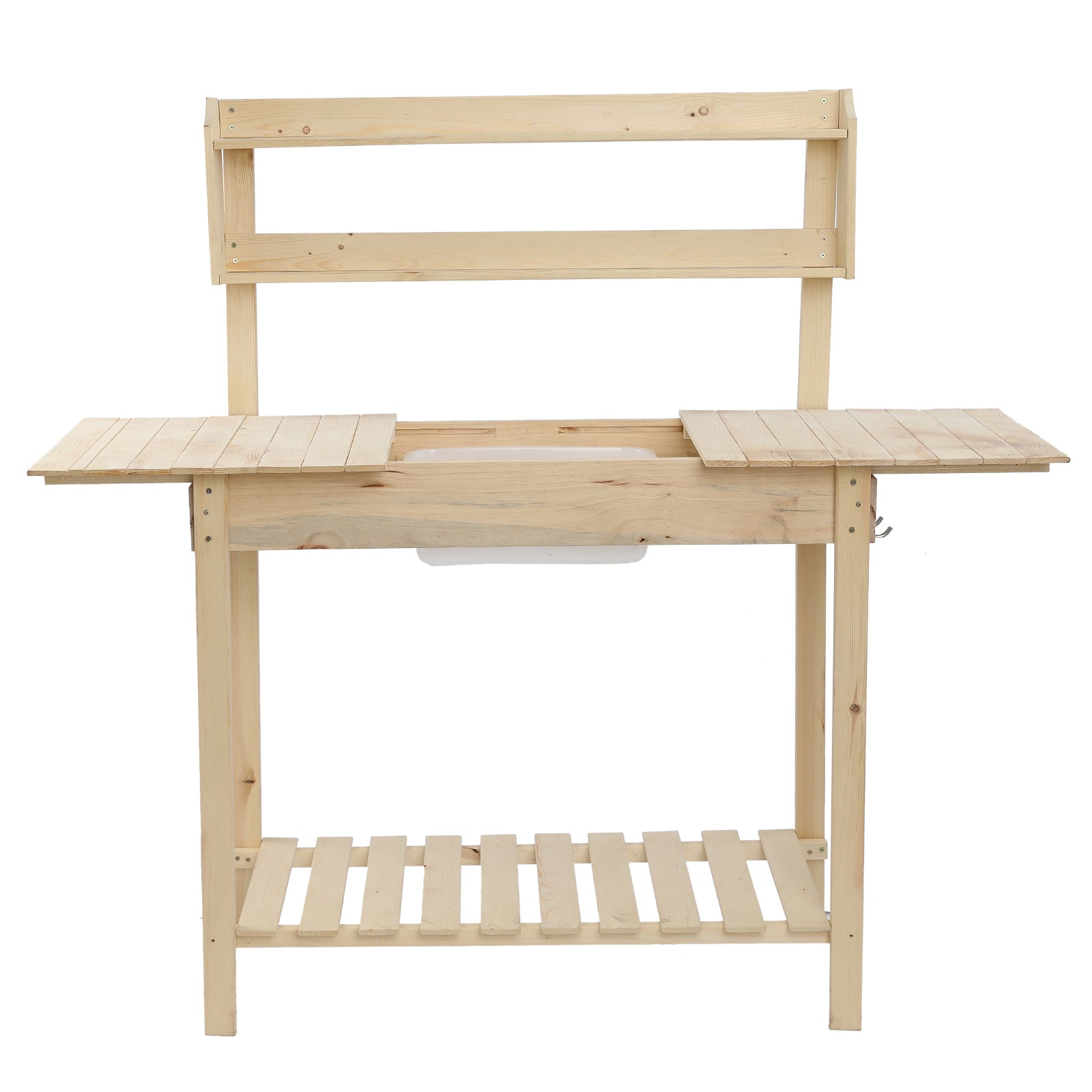 Wooden Garden Workbench Sliding Table Top