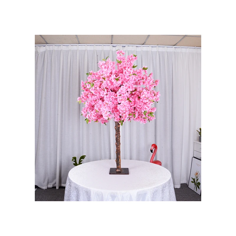 Wedding centerpieces tree faux simulation flowers tree plants artificial cherry blossom tree for indoor decoration