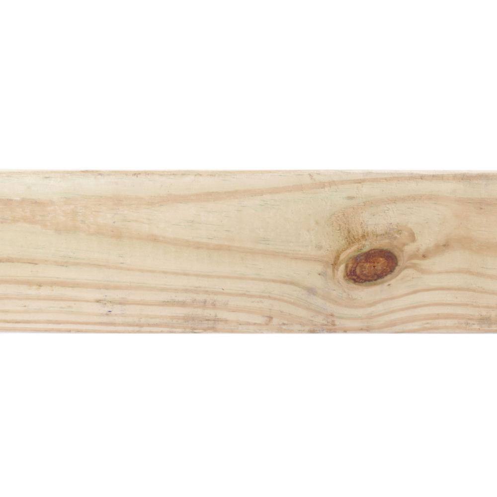 WeatherShield 2 in. x 6 in. x 4 ft. Premium Ground-Contact Pressure-Treated Southern Yellow Pine Lumber 274326