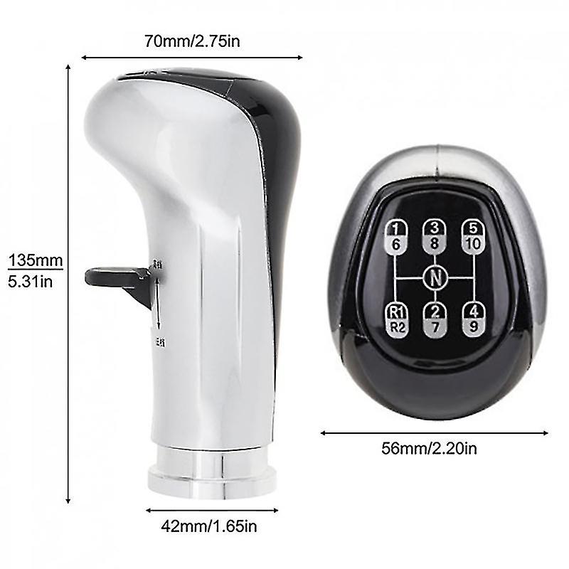 10 Speed+r1+ Gear Shift Knob Lever Stick Manual Gear Shifter For Shacman Delong Truck Spare Parts S