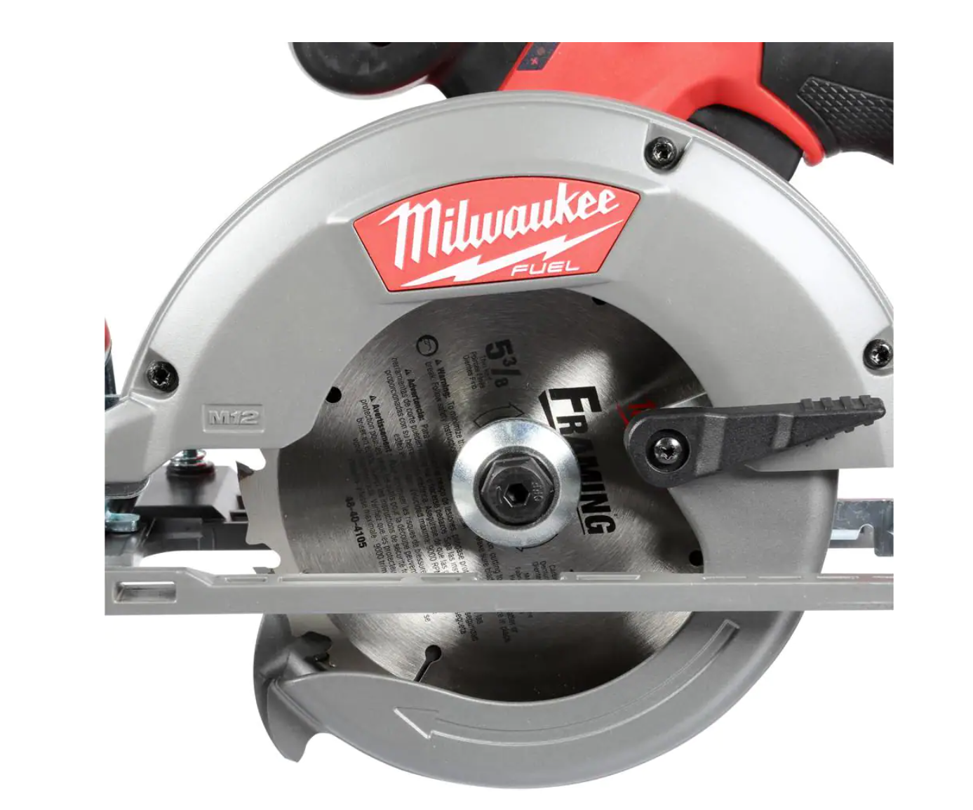 Milwaukee 2530-20-48-11-2440 M12 FUEL 12V Lithium-Ion Brushless 5-3/8 in. Cordless Circular Saw with 4.0 Ah M12 Battery