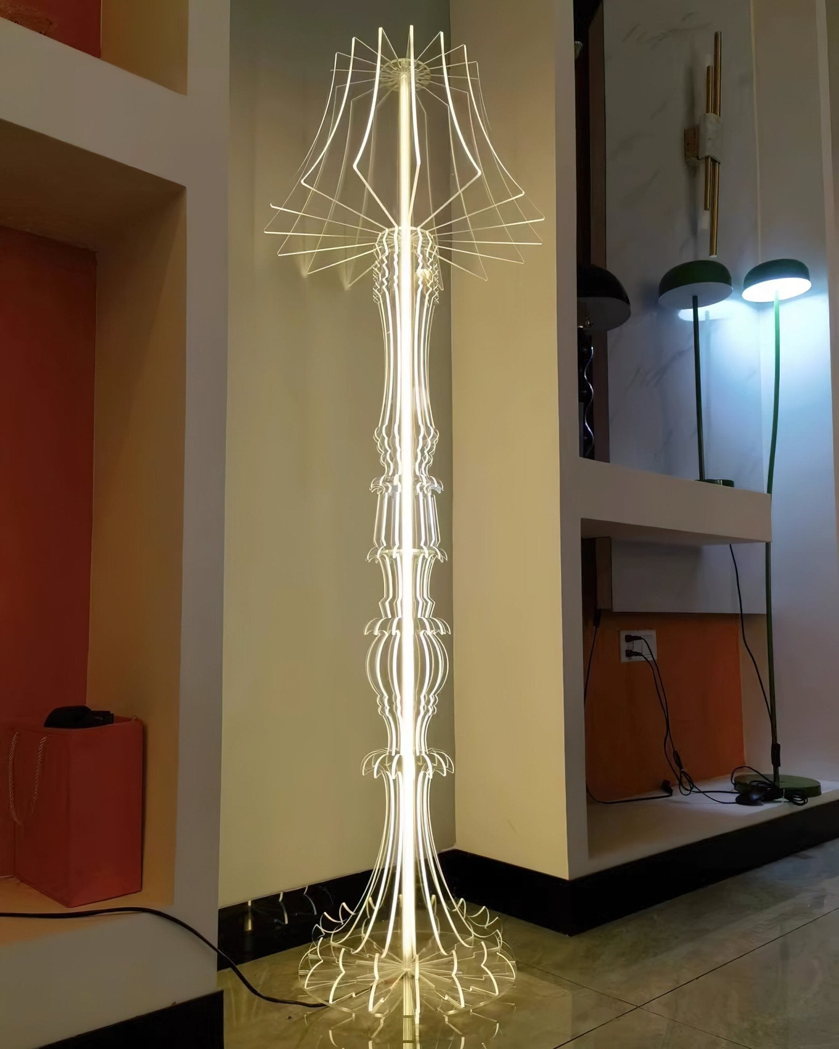 Josephine Table & Floor Lamp