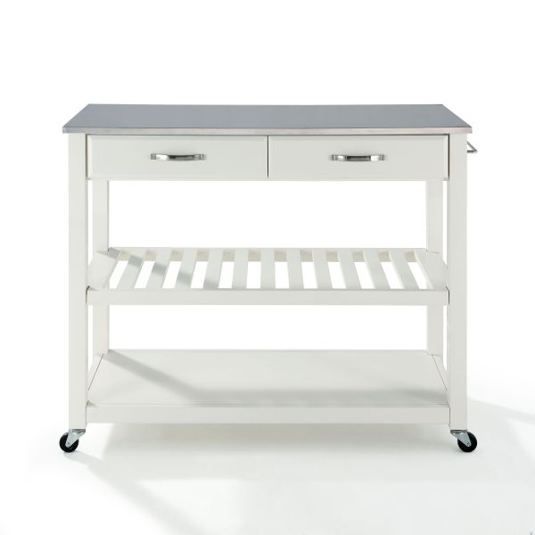 Stainless Steel Top Kitchen Prep Cart