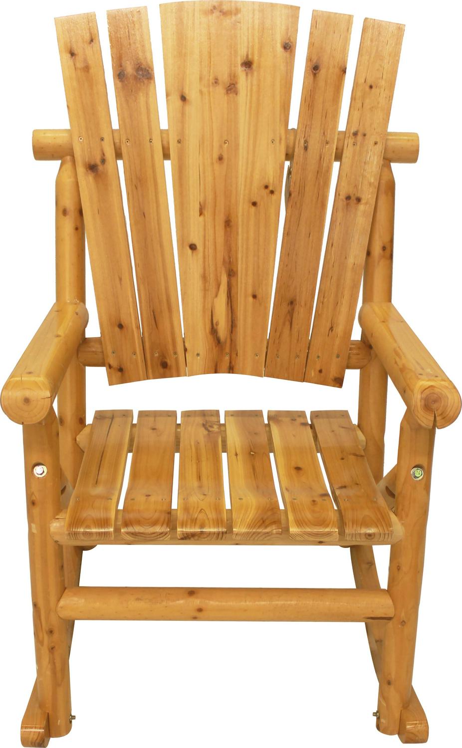 Outdoor Wood Rocker Natural