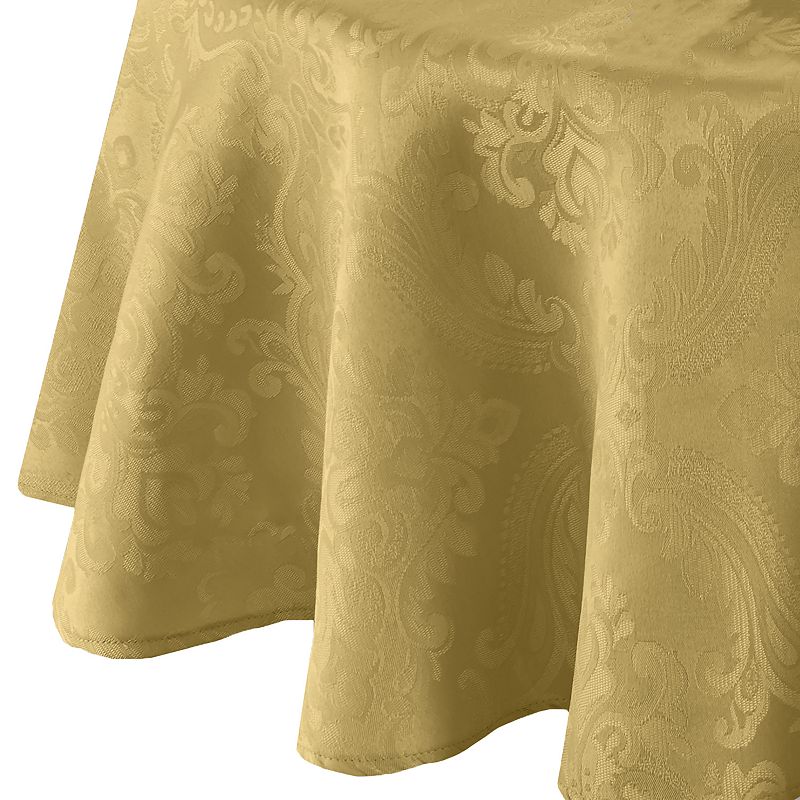 Elrene Home Fashions Caiden Elegance Damask Round Tablecloth