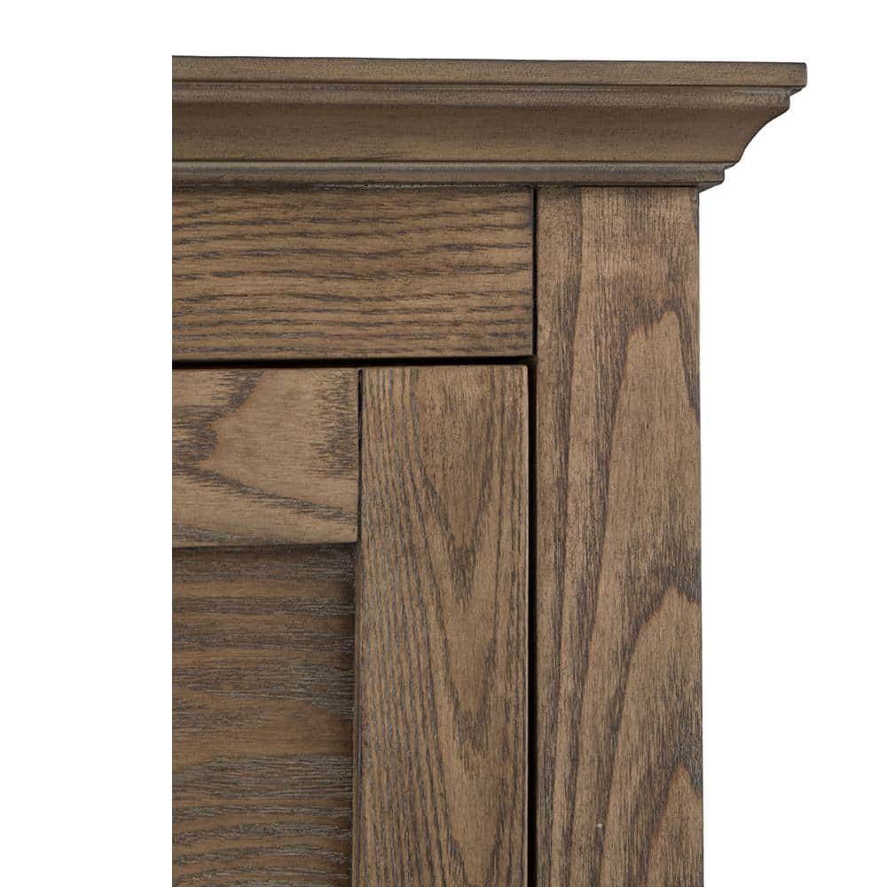 Home Decorators Collection Stanhope 22 in W x 30 in H Wall Cabinet in Reclaimed Oak