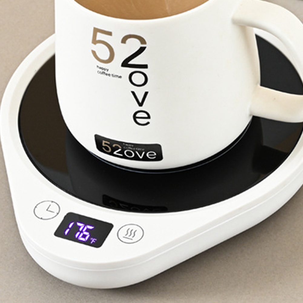 Mug Warmer， Upgrade Coffee Warmer and Cup Warmer for Desk with 3 Temperature Settings， More Hot Coffee Mug Warmer US Plug