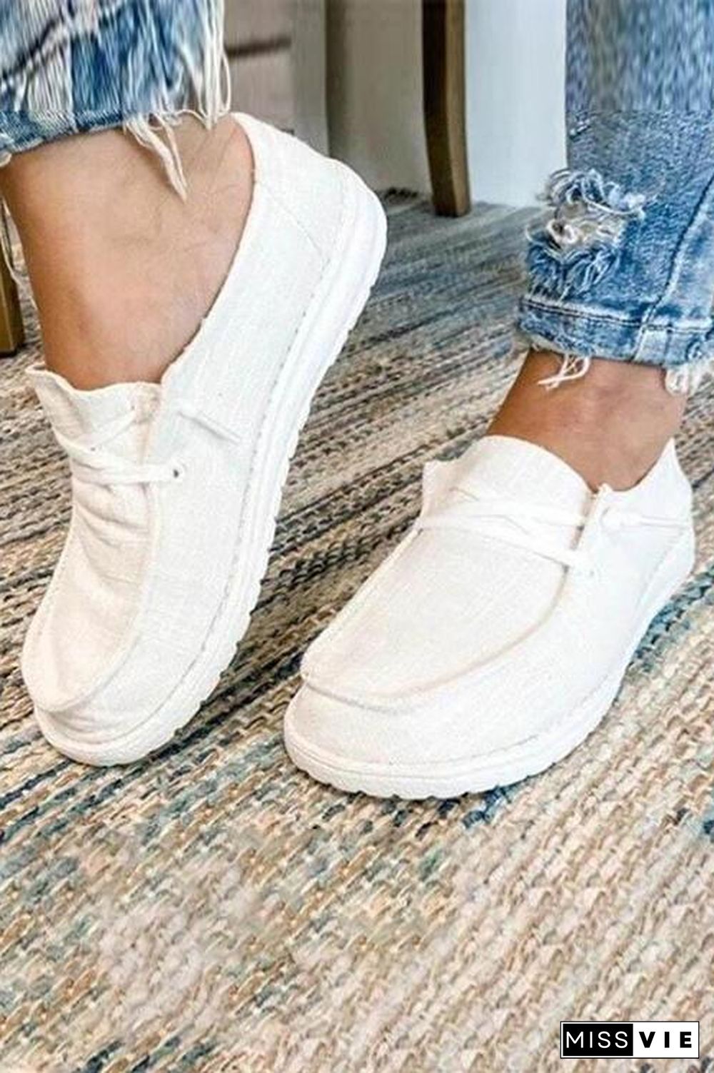 Low Cap Slip-On Flats Shoes