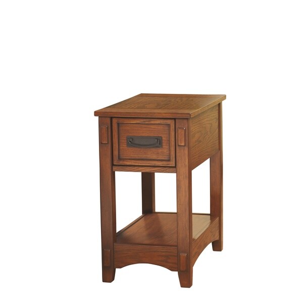 Signature Design by Ashley Breegin Brown Finish Wood Chairside End Table