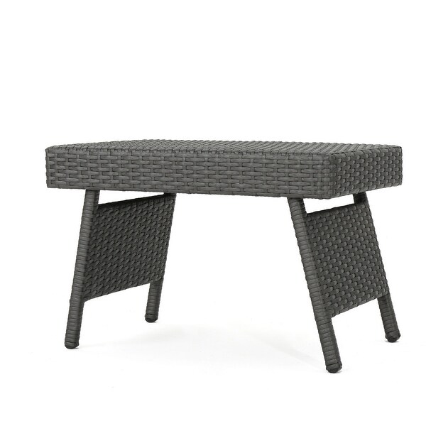 Outdoor Furniture PE Wicker Snack Table