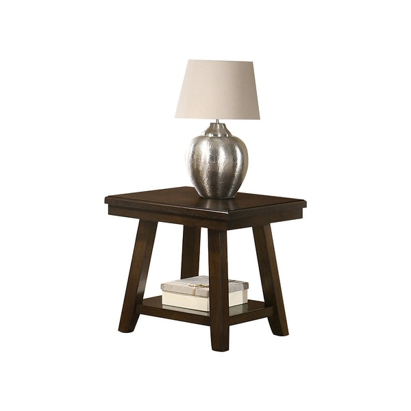 Coffee Table End Table Rectangular Wooden End Table In Dark Espresso