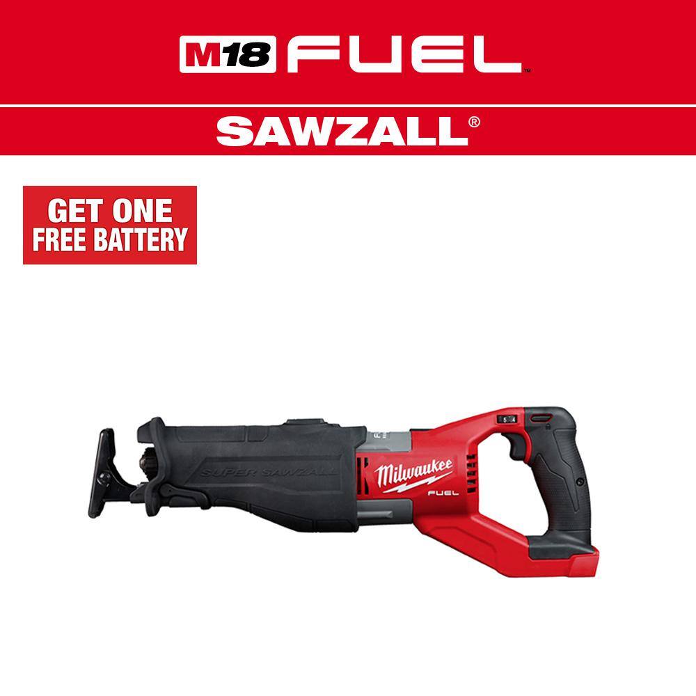 MW M18 FUEL 18V Lithium-Ion Brushless Cordless Super SAWZALL Orbital Reciprocating Saw (Tool-Only) 2722-20