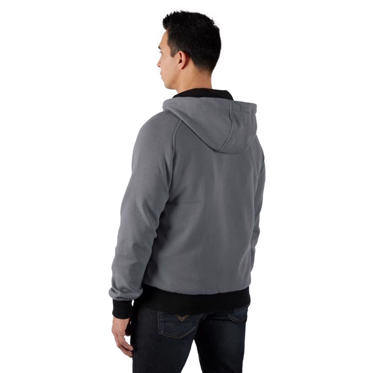 MW M12 XL Long Sleeve Men\u0027s Full-Zip Heated Hoodie Kit Gray