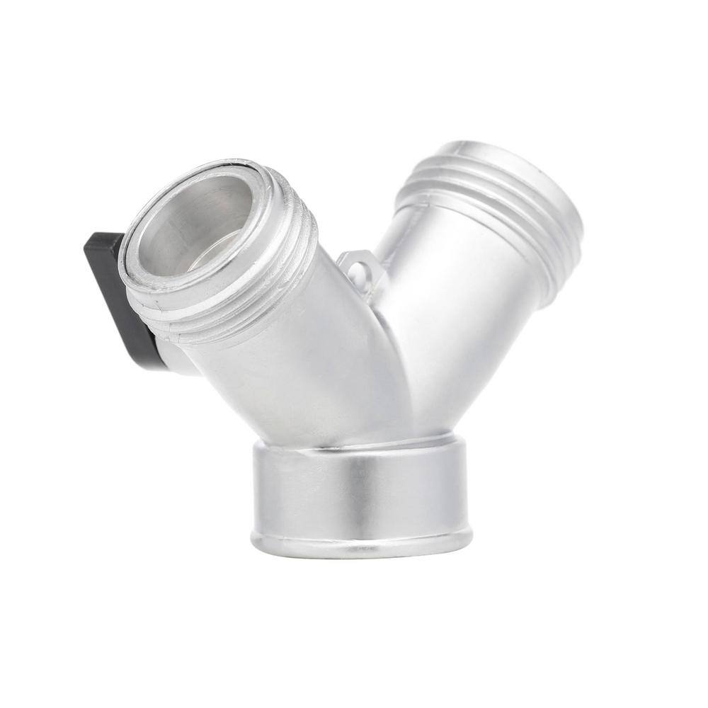 Melnor 2-Way Y Shut-Off Metal Hose Connector 312S