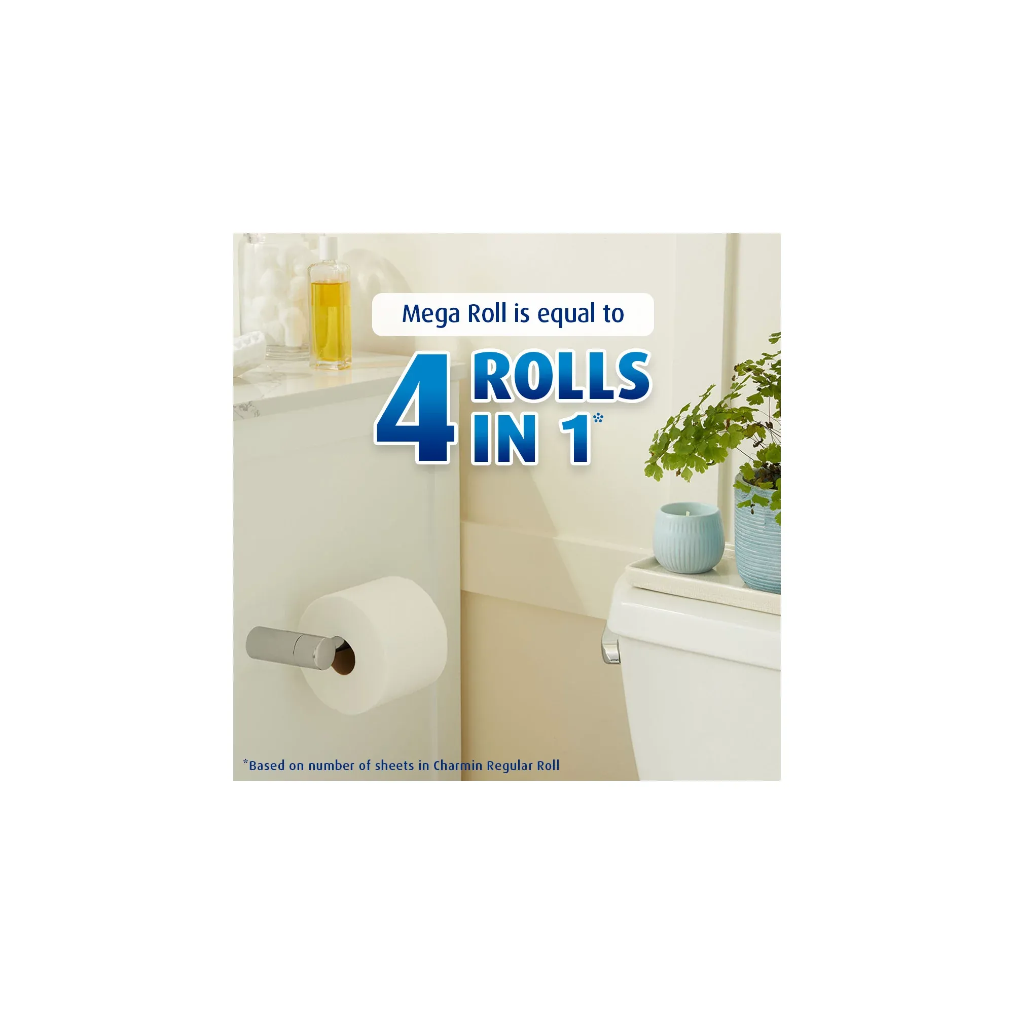 Charmin Ultra Soft Toilet Paper Mega Roll， 244 Sheets Per Roll， 30 Count