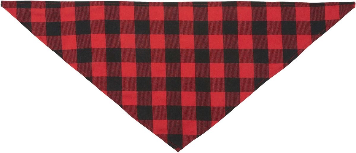 Red Buffalo Plaid Dog and Cat Bandana