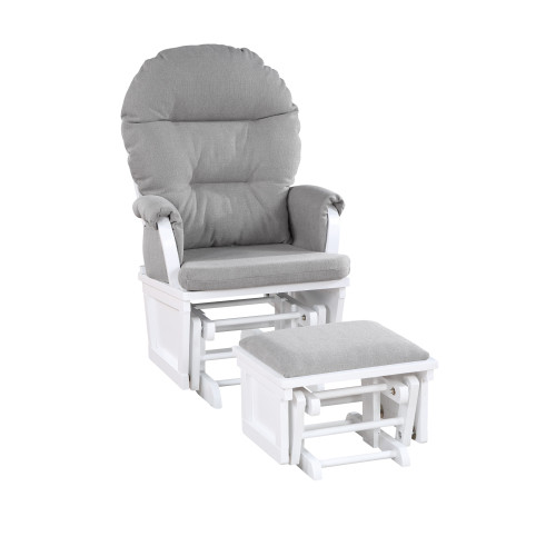 Madison Glider   Ottoman White/Oyster B02257233