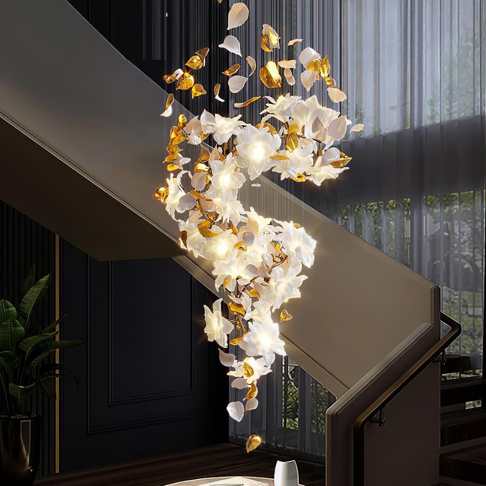 Flying Flowers Fluttering Chandelier