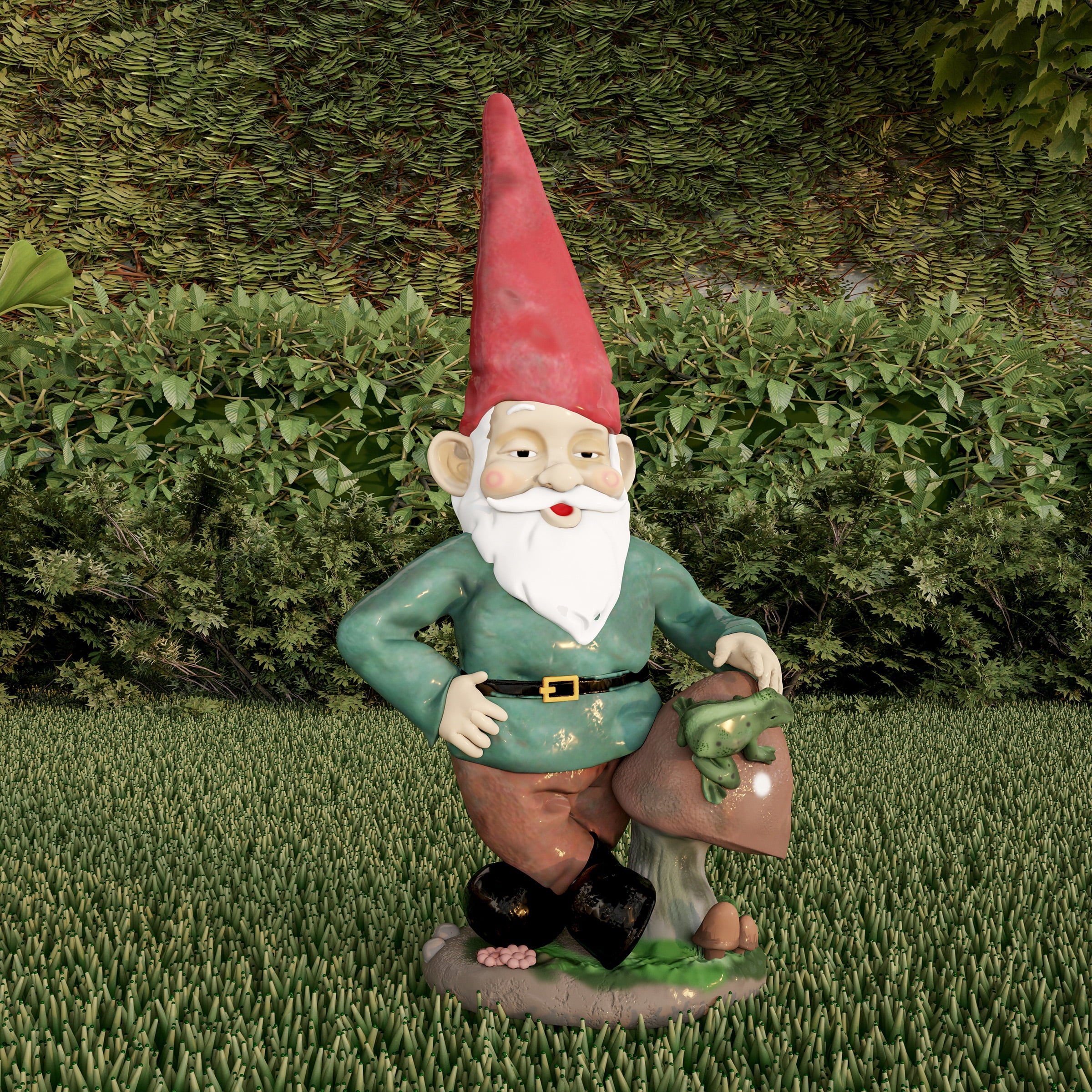 Pure Garden 14" Gnomes Garden Statue