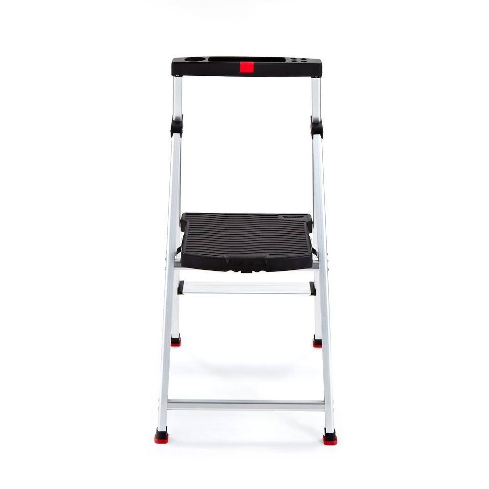 Rubbermaid 2-Step Aluminum Step Stool with 225 lb. Load Capacity Type II Duty Rating RMA-2-COM
