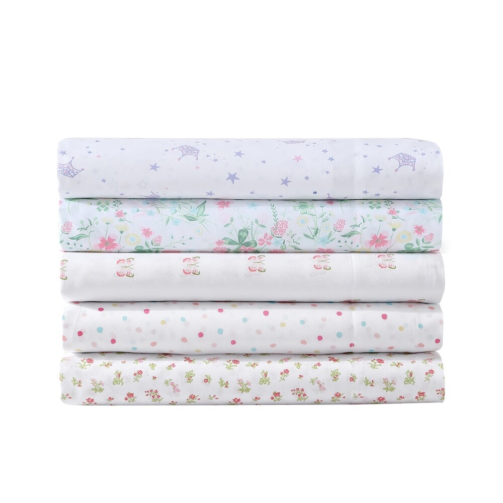 Laura Ashley Kids Cozy Printed Sheet Set