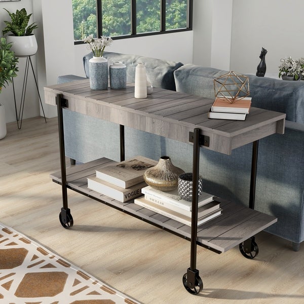 Hyssop Industrial 47-in Console Table by Furniture of America