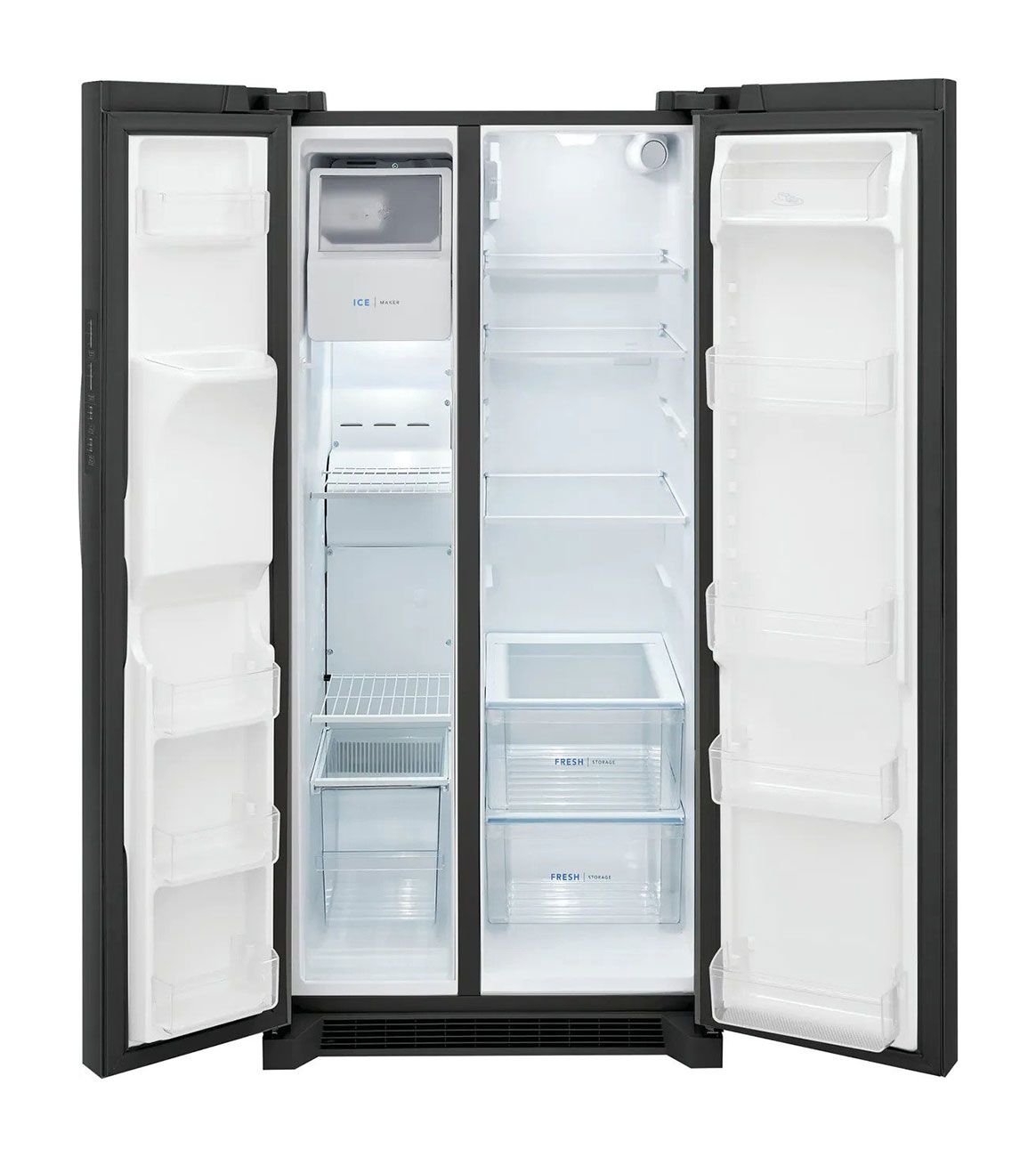 Frigidaire 22.3 Cu. Ft. Black Stainless Steel Side-By-Side Refrigerator